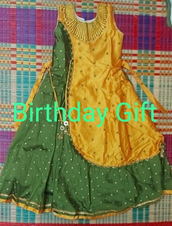 half coat long frock